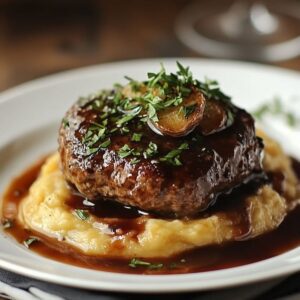 Salisbury Steak : Recette réconfortante facile