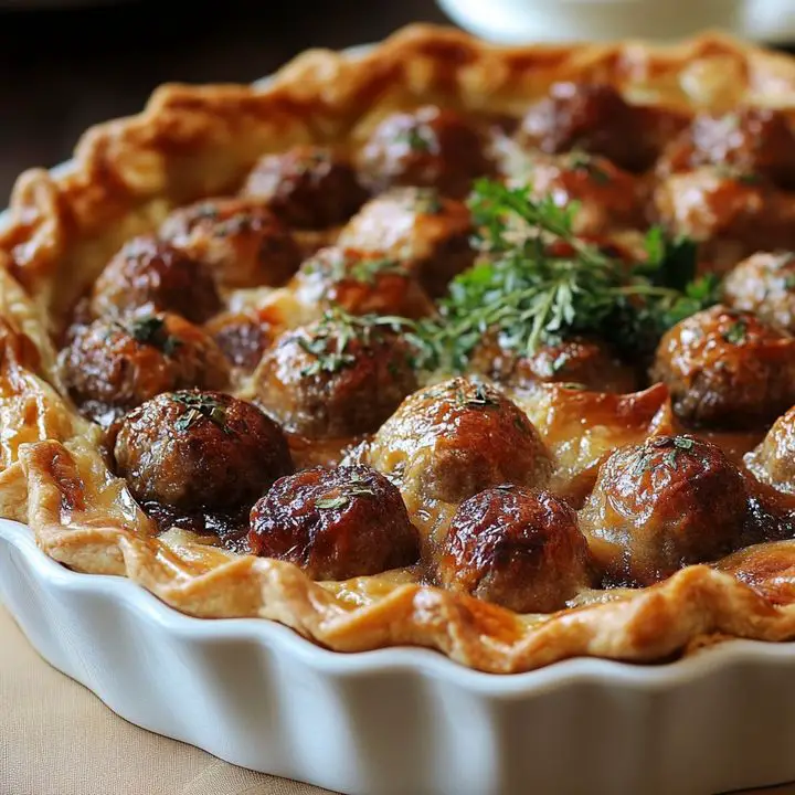 Tarte Boulettes Savoureuse