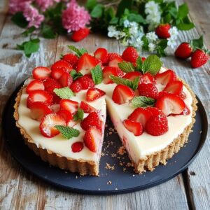 Tarte Fraise Spéculoos : Recette Simple et Délicieuse