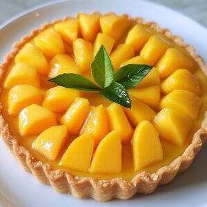 Tarte Tropicale à la Mangue Délicieuse