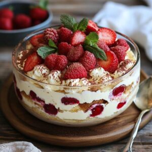 Tiramisu aux Fraises : Recette Facile et Délicieuse