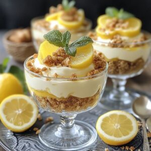 Verrine Citron-Crumble : Dessert Léger et Savoureux