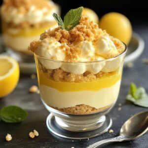 Verrines Citron-Crumble : un Dessert Irrésistible