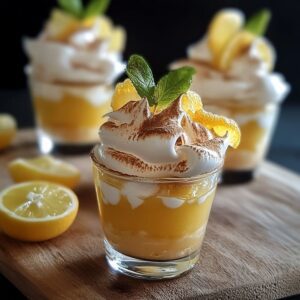 Verrines Citron Meringuée : Dessert Frais Simplifié