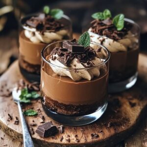 Verrines Mousse Trois Chocolats Délicieuses Recettes