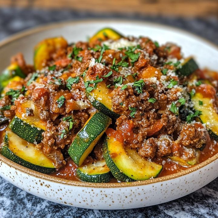 courgettes bolognaise