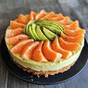 Avocat Saumon Cheesecake