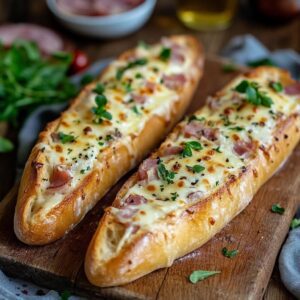 Baguettes Jambon Mozzarella