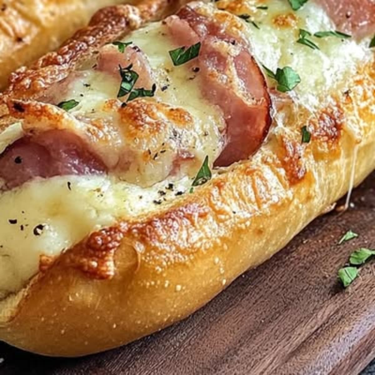 Baguettes au Jambon et au fromage2