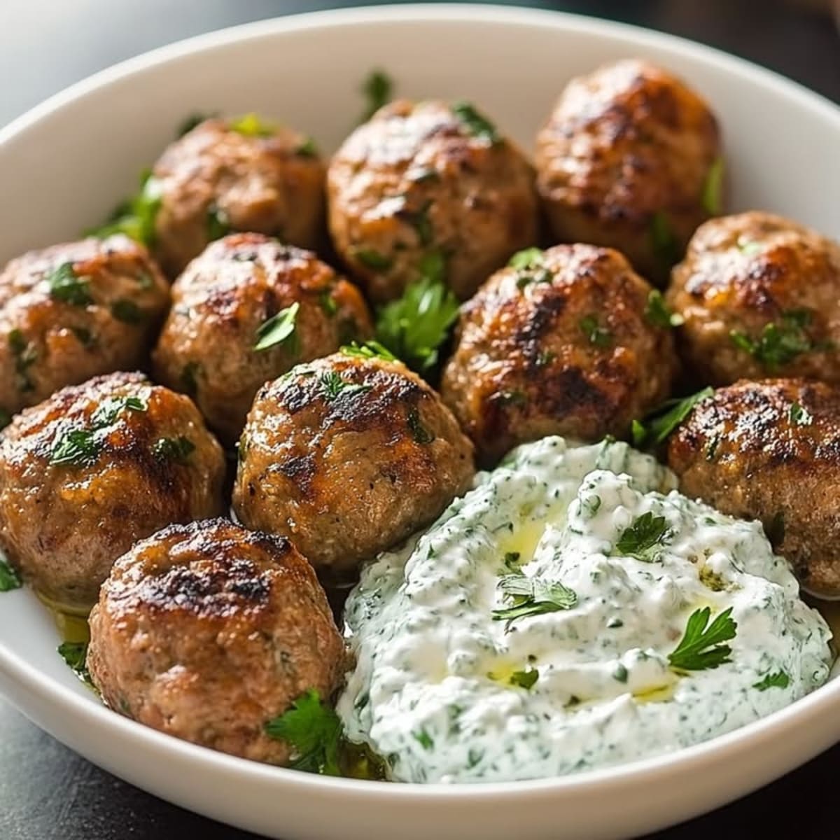 Boulettes Grecques Tzatziki