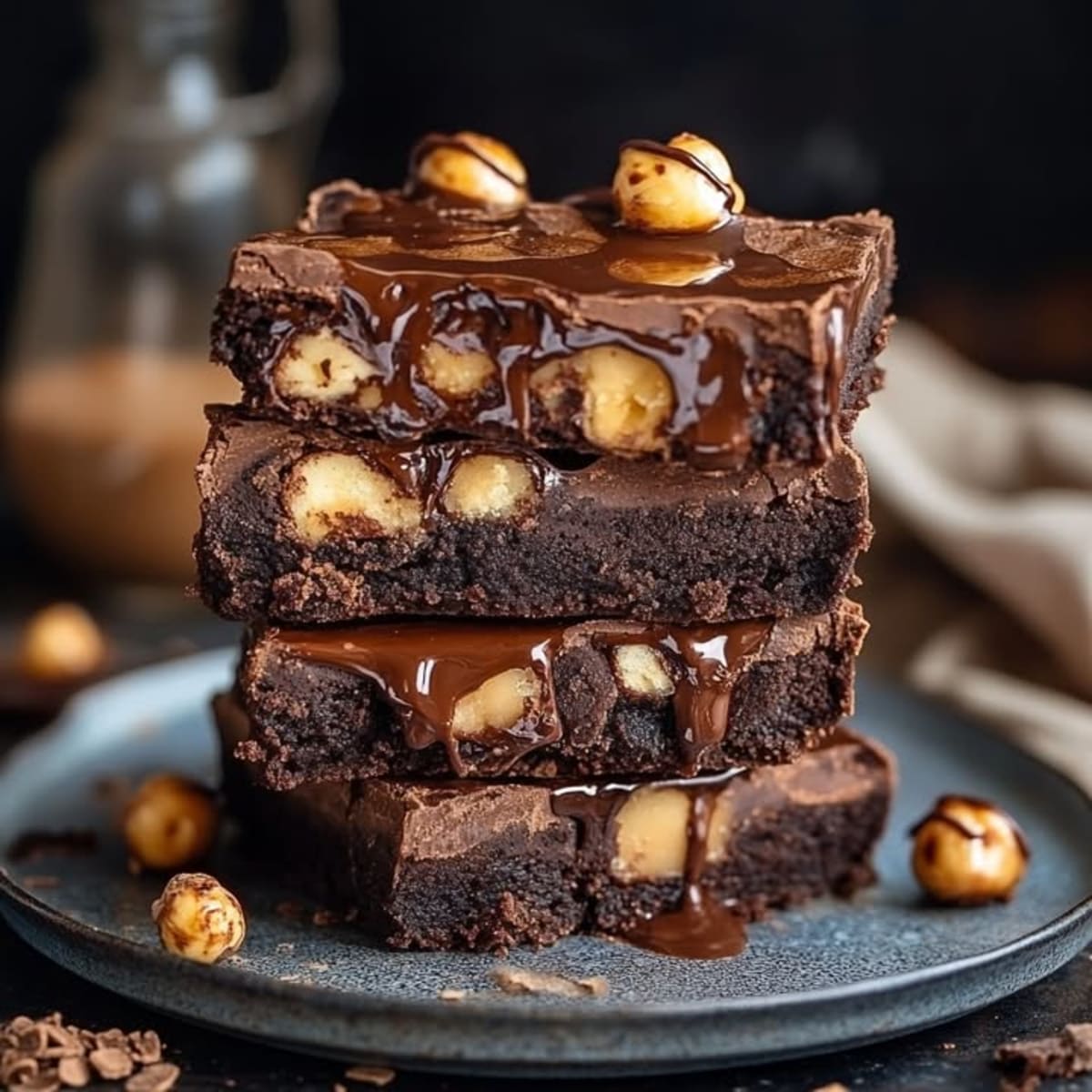 Brownie Cacahuètes Caramelisées