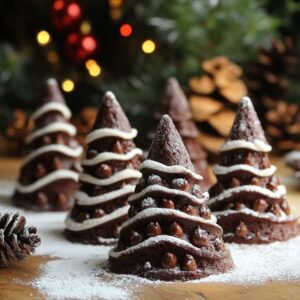 Brownies Sapins Noël