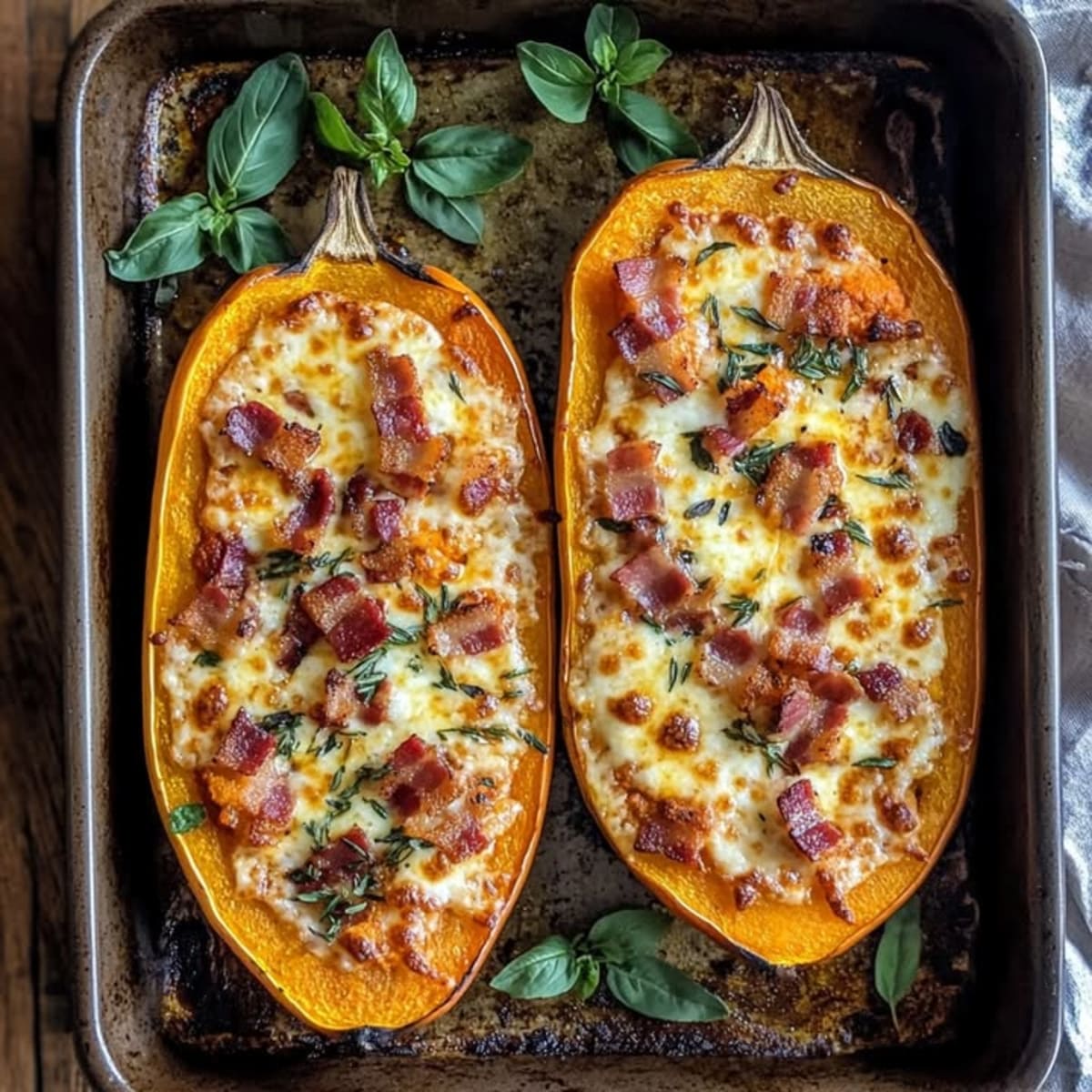 Butternut Mozzarella Bacon