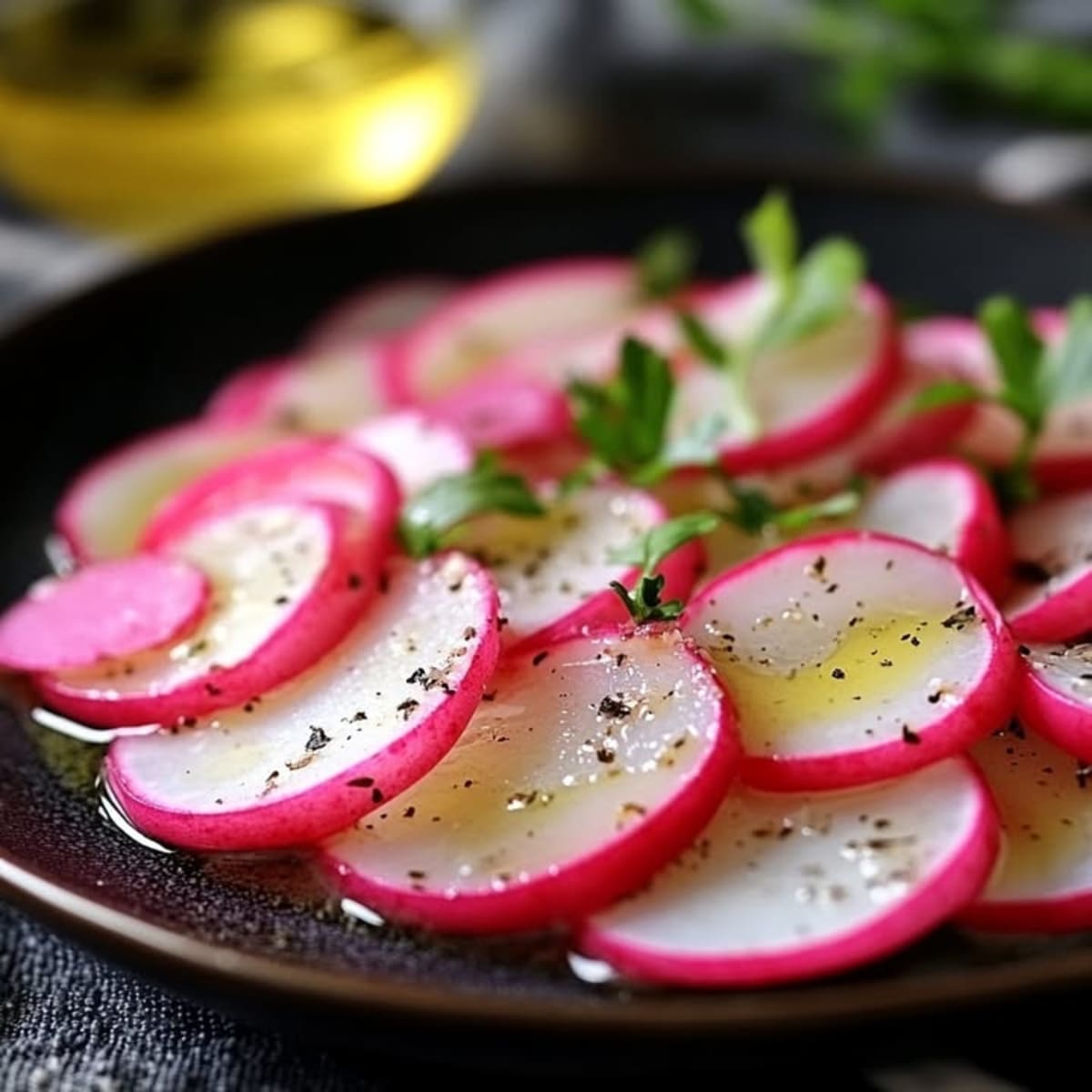 Carpaccio Radis Citron