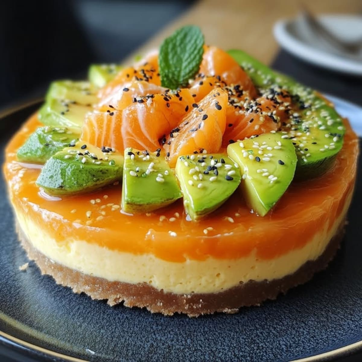 Cheesecake Avocat Saumon