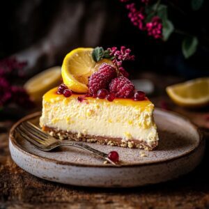 Citron Framboise Cheesecake