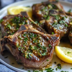 Côtelettes Agneau Citronnées