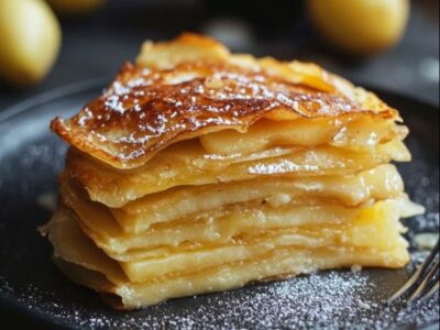 Découvrez la Recette Parfaite de la Pâte à Crêpes et Tarte aux Pommes Caramélisées à la Poêle : Guide Ultime étape par étape.