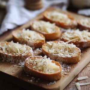 Crostini Fèves Parmesan