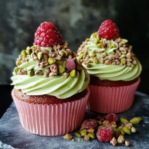 Cupcakes Pistache Framboise