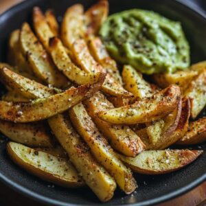 Frites Avocat Croustillantes