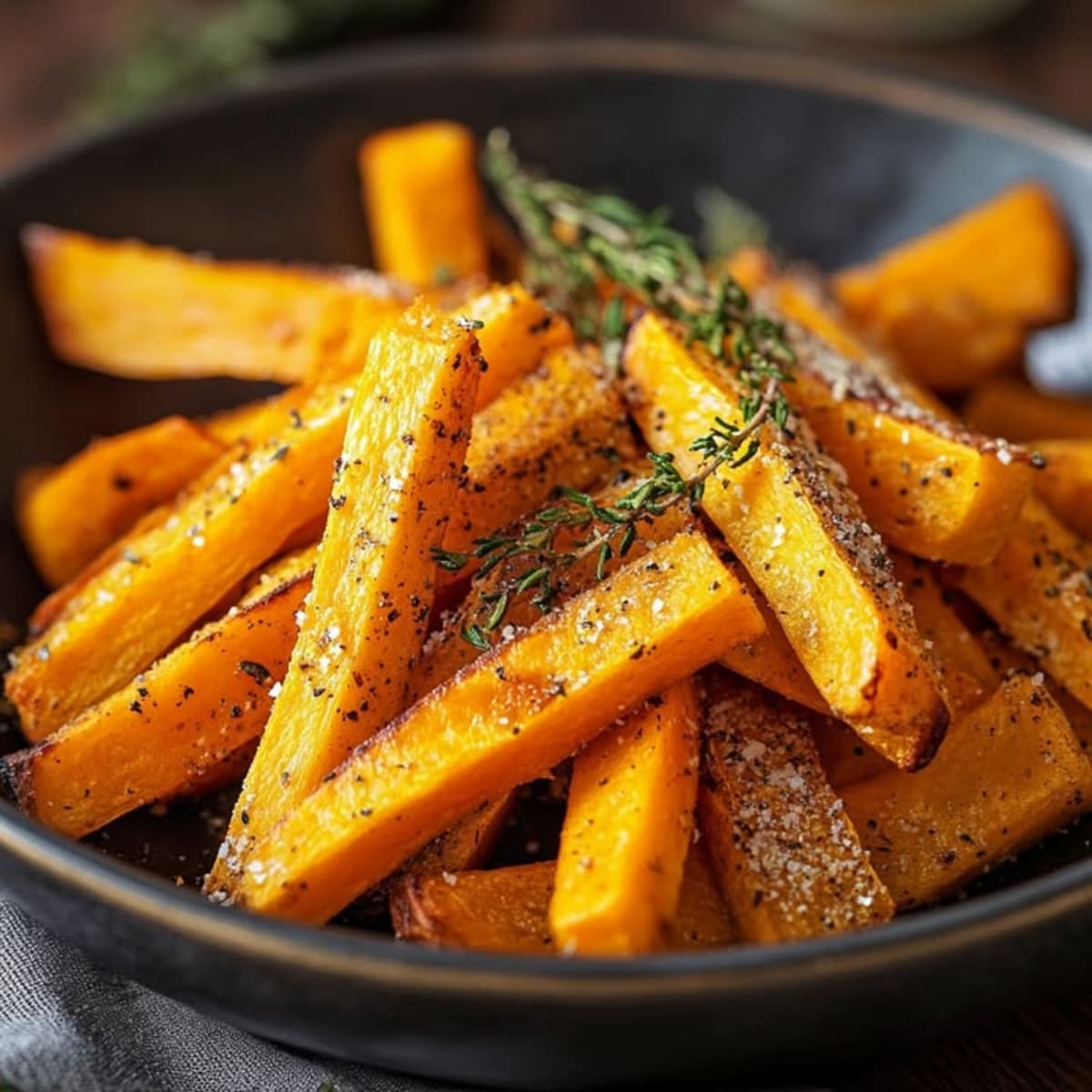 Frites Butternut Saines