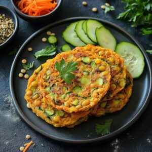 Galettes Lentilles Courgettes