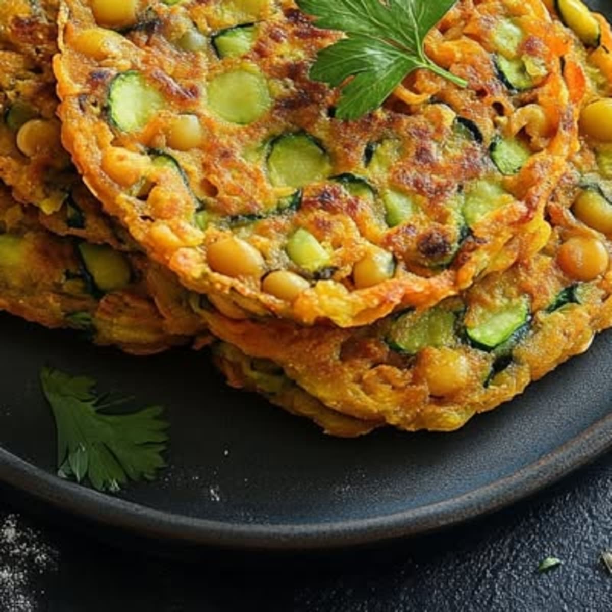 Galettes Lentilles Courgettes2