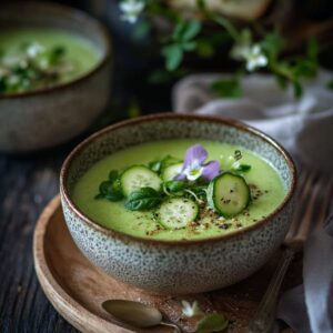 Gaspacho Concombre Avocat