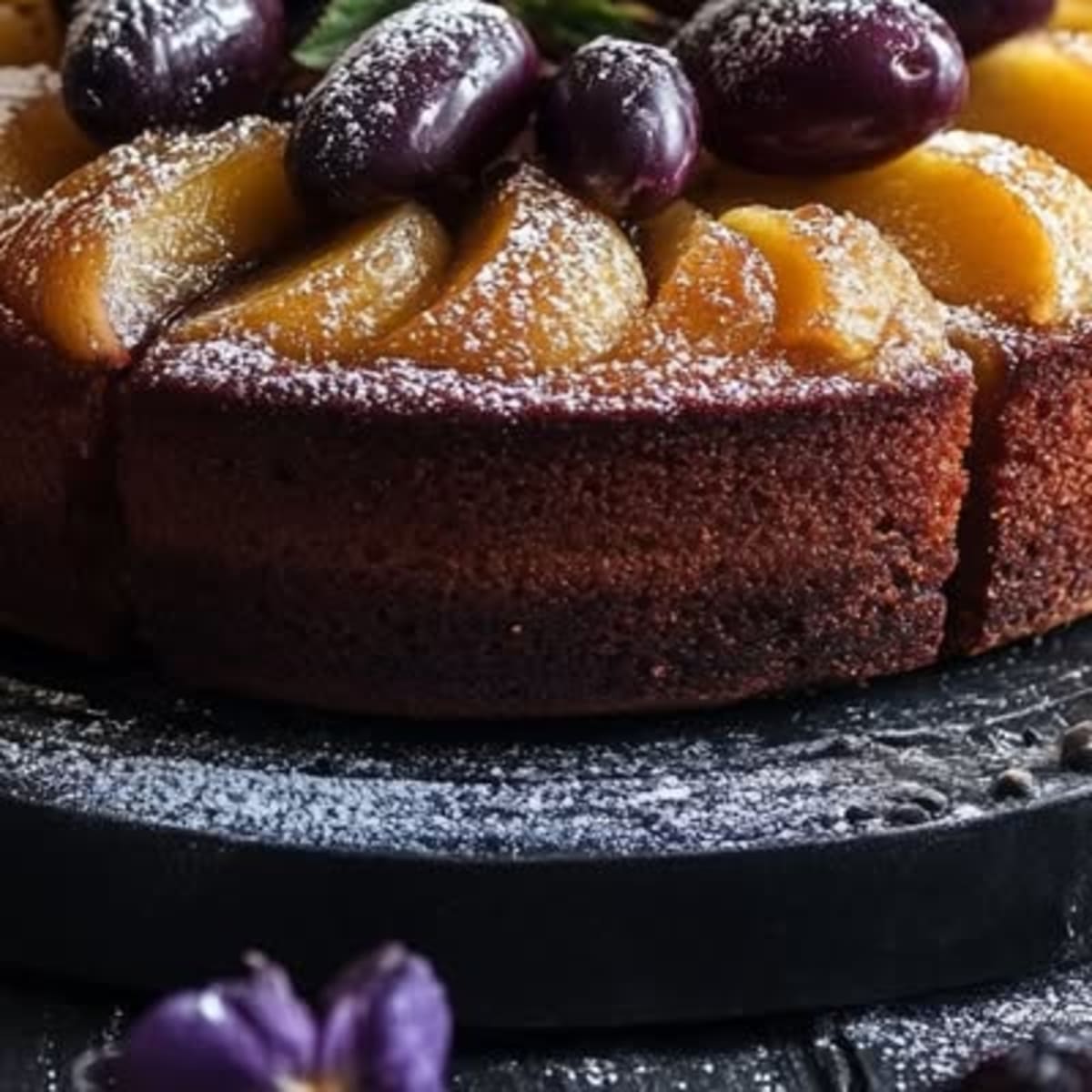 Gâteau Prunes Noisettes2