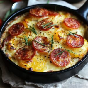 Gratin Chorizo Béchamel