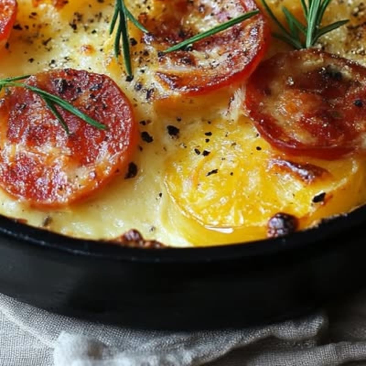 Gratin Chorizo Béchamel2