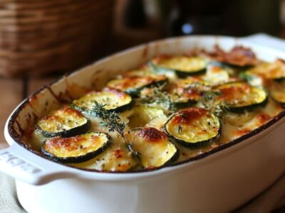 Gratin Courgettes Viande Hachée : Recette Facile