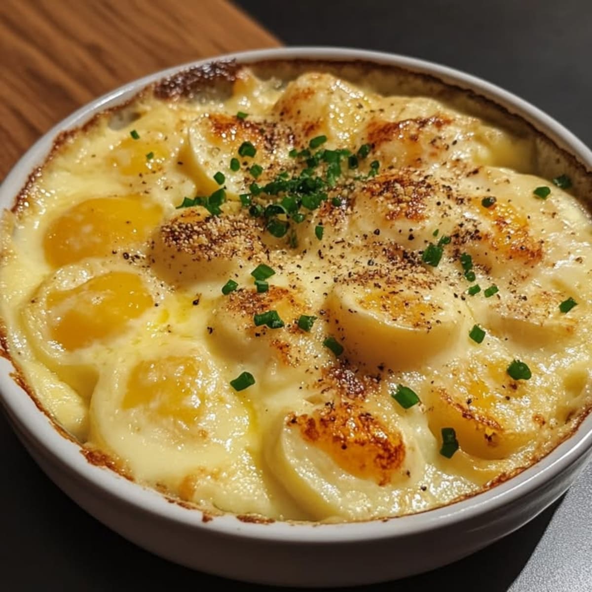 Gratin Œufs Béchamel