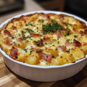 Gratin Poireaux Jambon