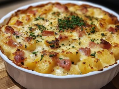 Recette Inratable : Savourez le Gratin de Poireaux au Jambon, un Plat Réconfortant et Délicieux