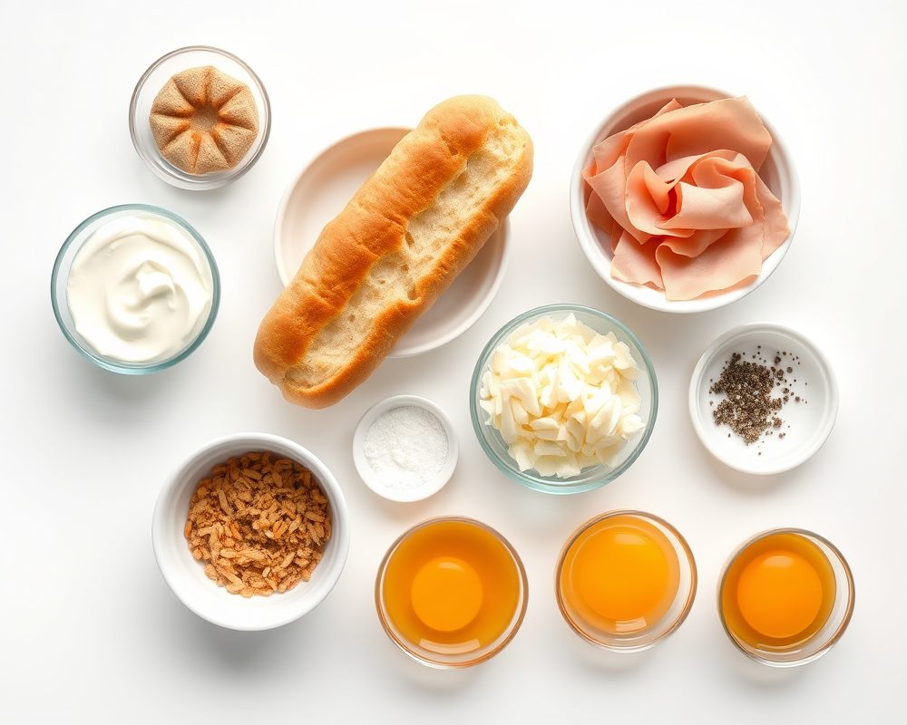 ingredients-de-la-recette-baguettes-au-jambon-et-a-la-mozzarella