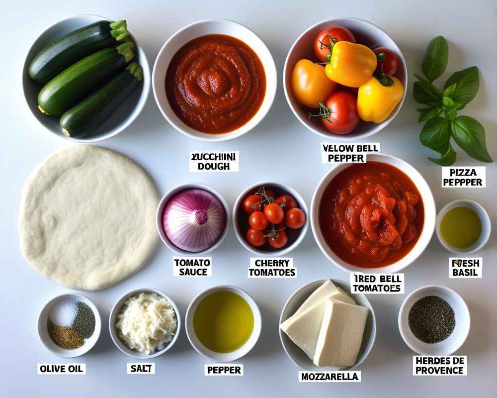 ingredients-de-la-recette-pizza-legumes-grilles-savoureuse-et-saine-recette