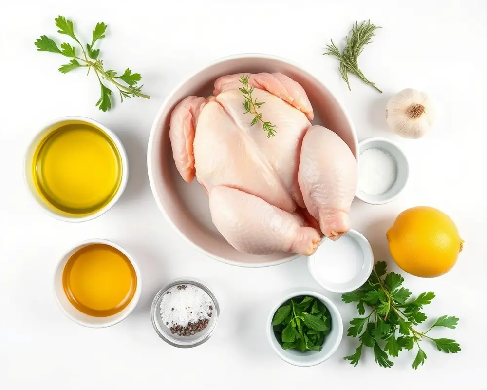 ingredients-de-la-recette-poulet-roti-herbes