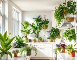 Les meilleures plantes pour décorer et purifier l’air de votre cuisine