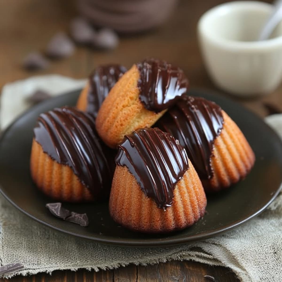 Madeleines Chocolat Fondant