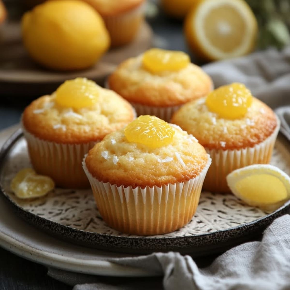 Muffins Citron Moelleux