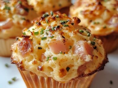 Recette irrésistible : Muffins au jambon et Kiri pour un boost d’énergie gourmand