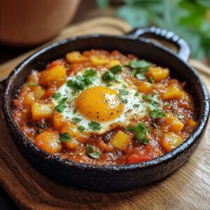 Oeufs Chorizo Tomates