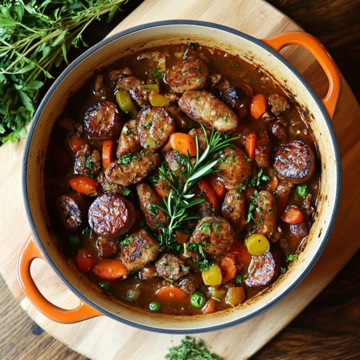 Potée Saucisses Légumes