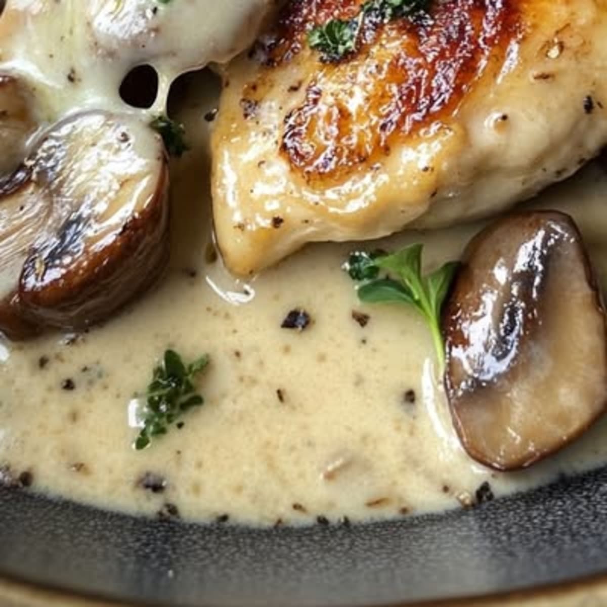 Poulet Champignons Crémeux2