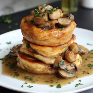 Poulet Champignons Vol-au-Vent