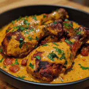 Poulet Chorizo à la Sauce Crémeuse