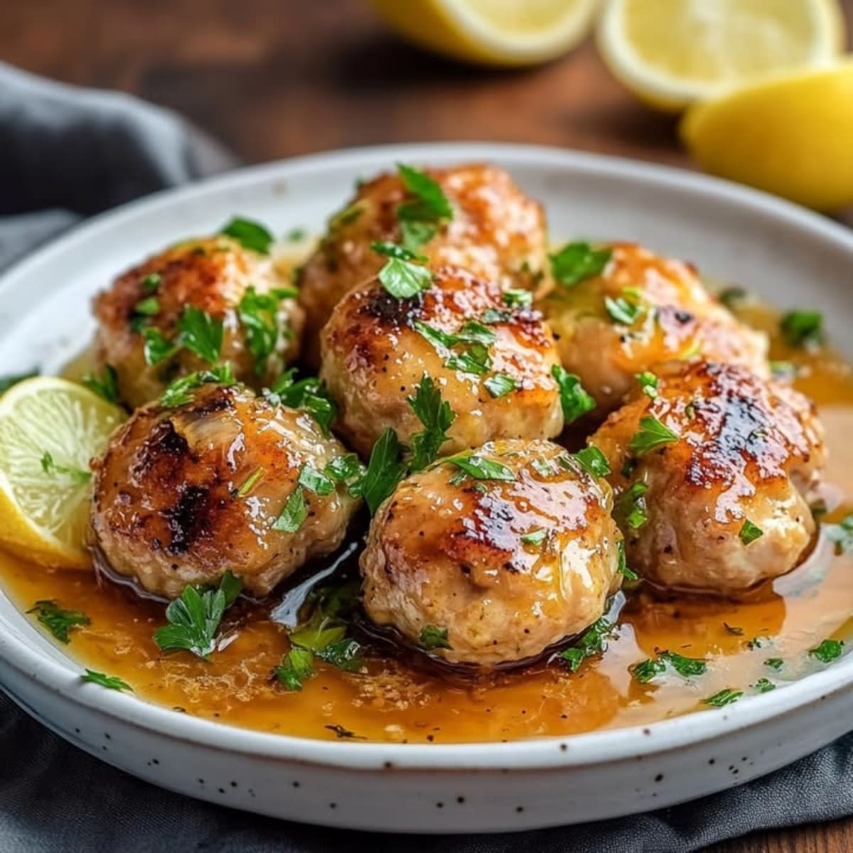 Poulet Citron Boulettes