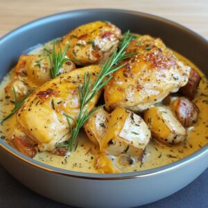 Poulet Crème Ail